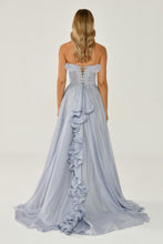 Load image into Gallery viewer, Strapless Chiffon Evening Dress