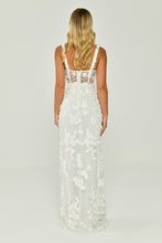 Load image into Gallery viewer, Embroidered Lace Strapy Evening Gown