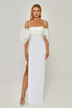 Load image into Gallery viewer, Balloon Sleeves Evening Gown