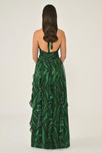 Load image into Gallery viewer, V-Neck Layered Chiffon Maxi Dress