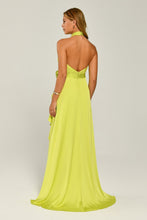 Load image into Gallery viewer, Deep Decolletage and Side Slit Long Evening Dress
