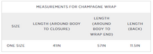 Load image into Gallery viewer, Champagne Wrap in Ivory