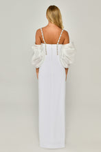 Load image into Gallery viewer, Balloon Sleeves Evening Gown