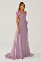 Load image into Gallery viewer, Sweetheart Neckline Chiffon Evening Gown