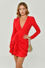 Load image into Gallery viewer, Vivienne Long Sleeve Mini Dress