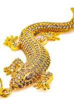 Load image into Gallery viewer, Gold Lizard Earrings