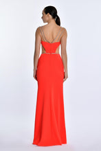Load image into Gallery viewer, Sequin-Embellished Strapped Evening Dress