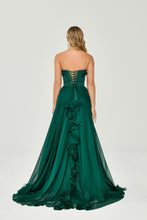 Load image into Gallery viewer, Strapless Chiffon Evening Dress