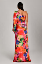 Load image into Gallery viewer, One Shoulder Deep Slit Evening Dress