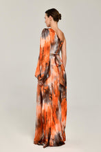 Load image into Gallery viewer, One Shoulder Deep Slit Evening Dress