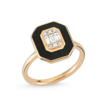 Load image into Gallery viewer, Noir Étoile Diamond Ring
