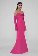 Load image into Gallery viewer, Strapless Sleeve Mermaid Cut Long Evening Dress
