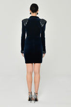 Load image into Gallery viewer, Velvet Deep V-Neck Short Party Dress
