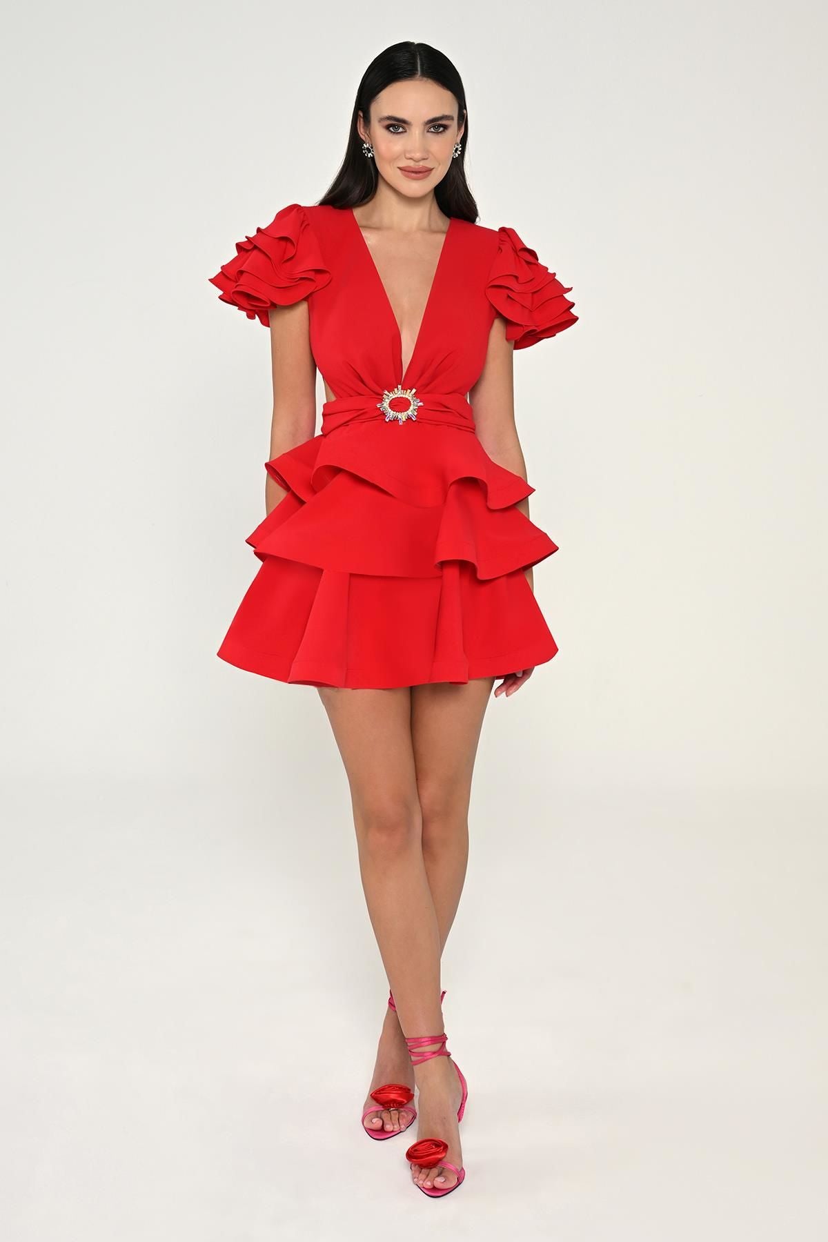 Ruffled Party Dress