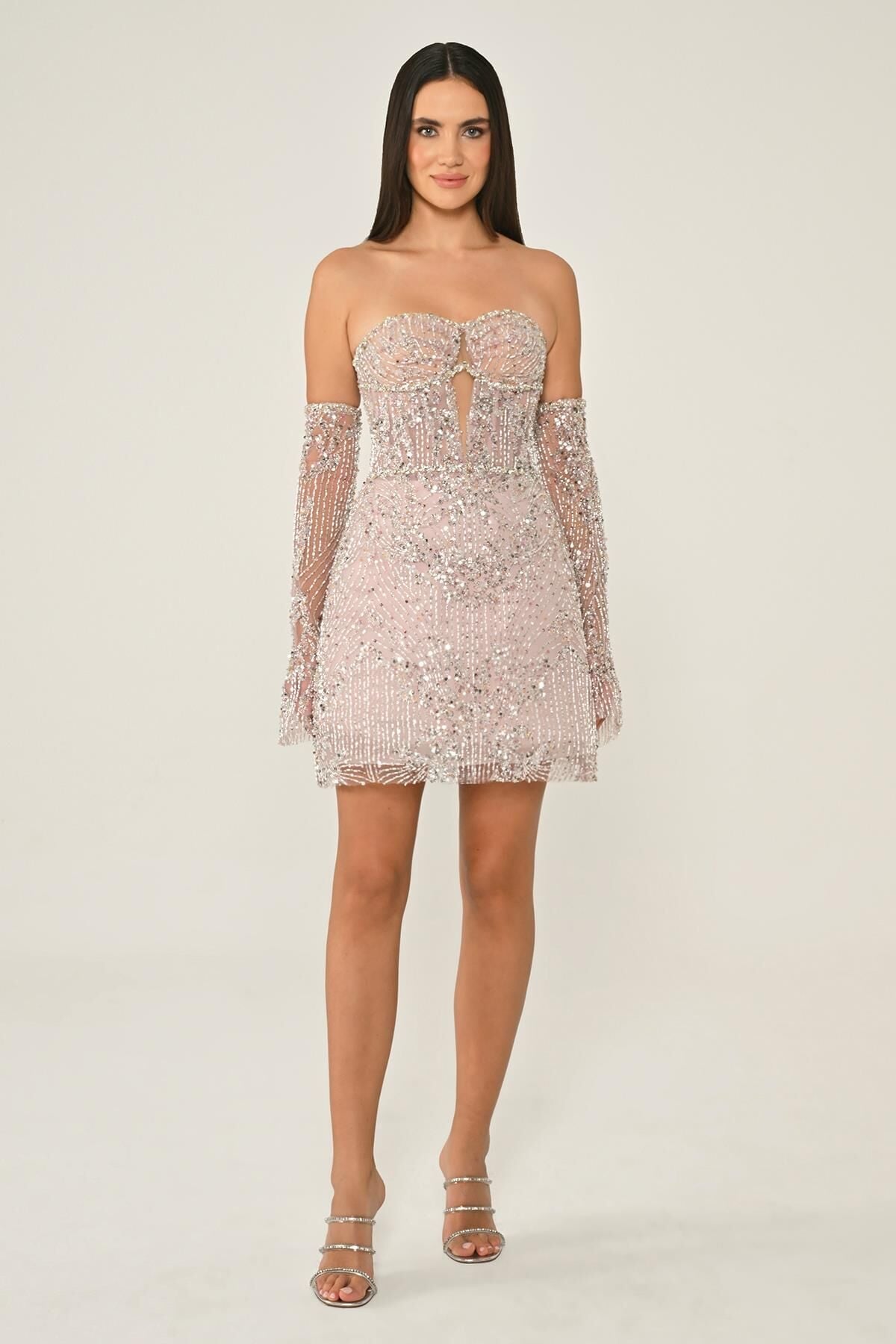 Éclat Beaded Mini Dress
