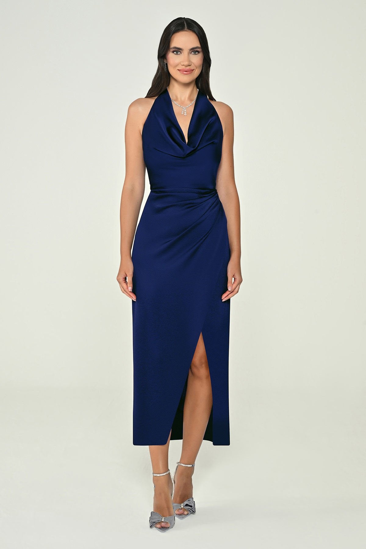Muse Drape Midi Dress