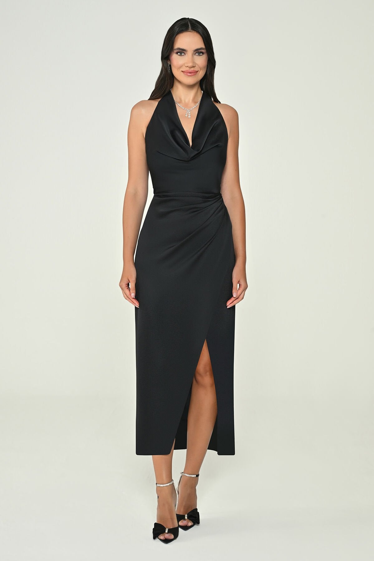 Muse Drape Midi Dress
