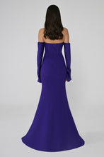 Load image into Gallery viewer, Strapless Sleeve Mermaid Cut Long Evening Dress
