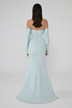 Load image into Gallery viewer, Strapless Sleeve Mermaid Cut Long Evening Dress
