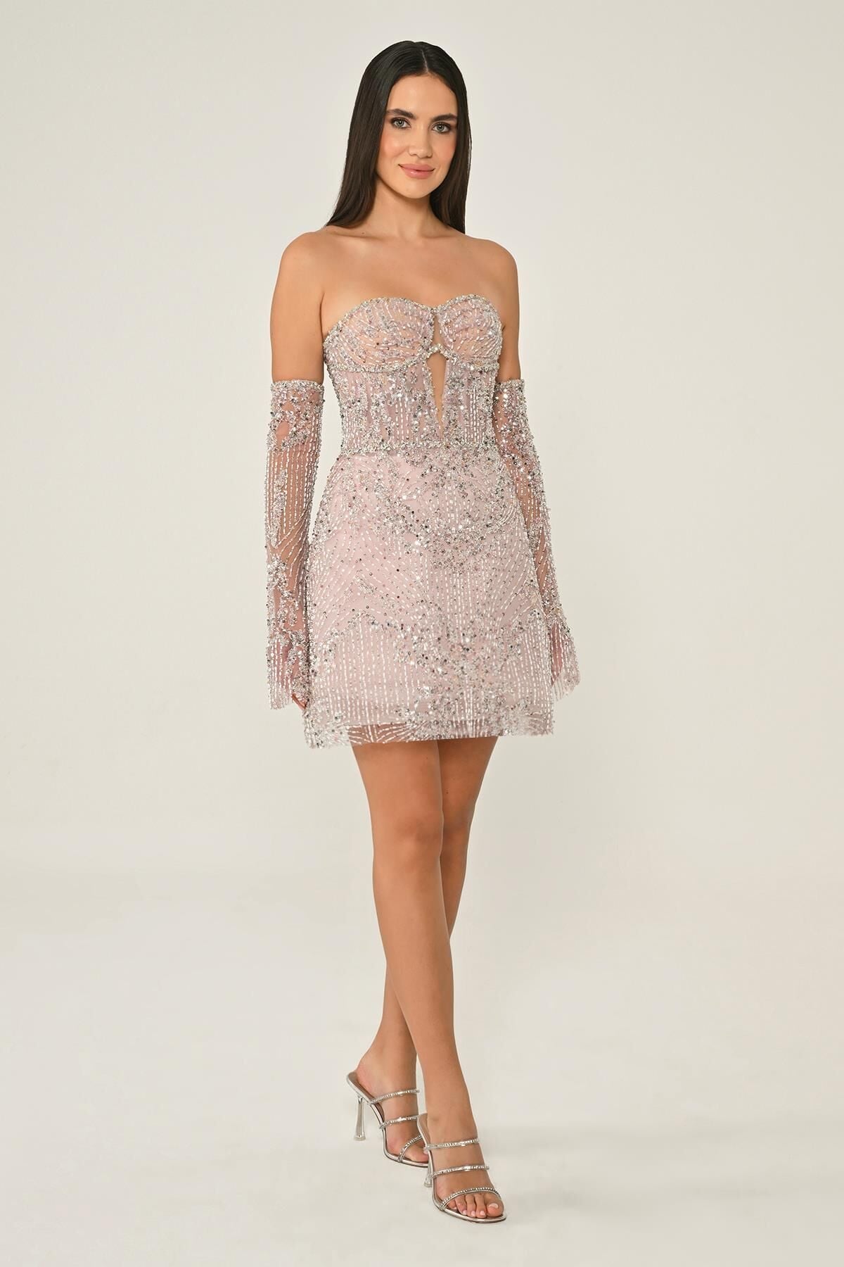 Éclat Beaded Mini Dress