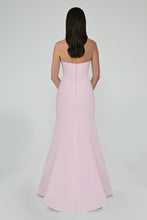 Load image into Gallery viewer, Strapless Mermaid Crepe Evening Gown
