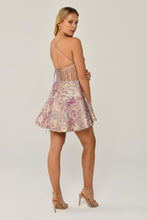 Load image into Gallery viewer, Short Party Dress with Rope Strap and Corset Waist
