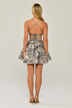 Load image into Gallery viewer, Short Party Dress with Rope Strap and Corset Waist

