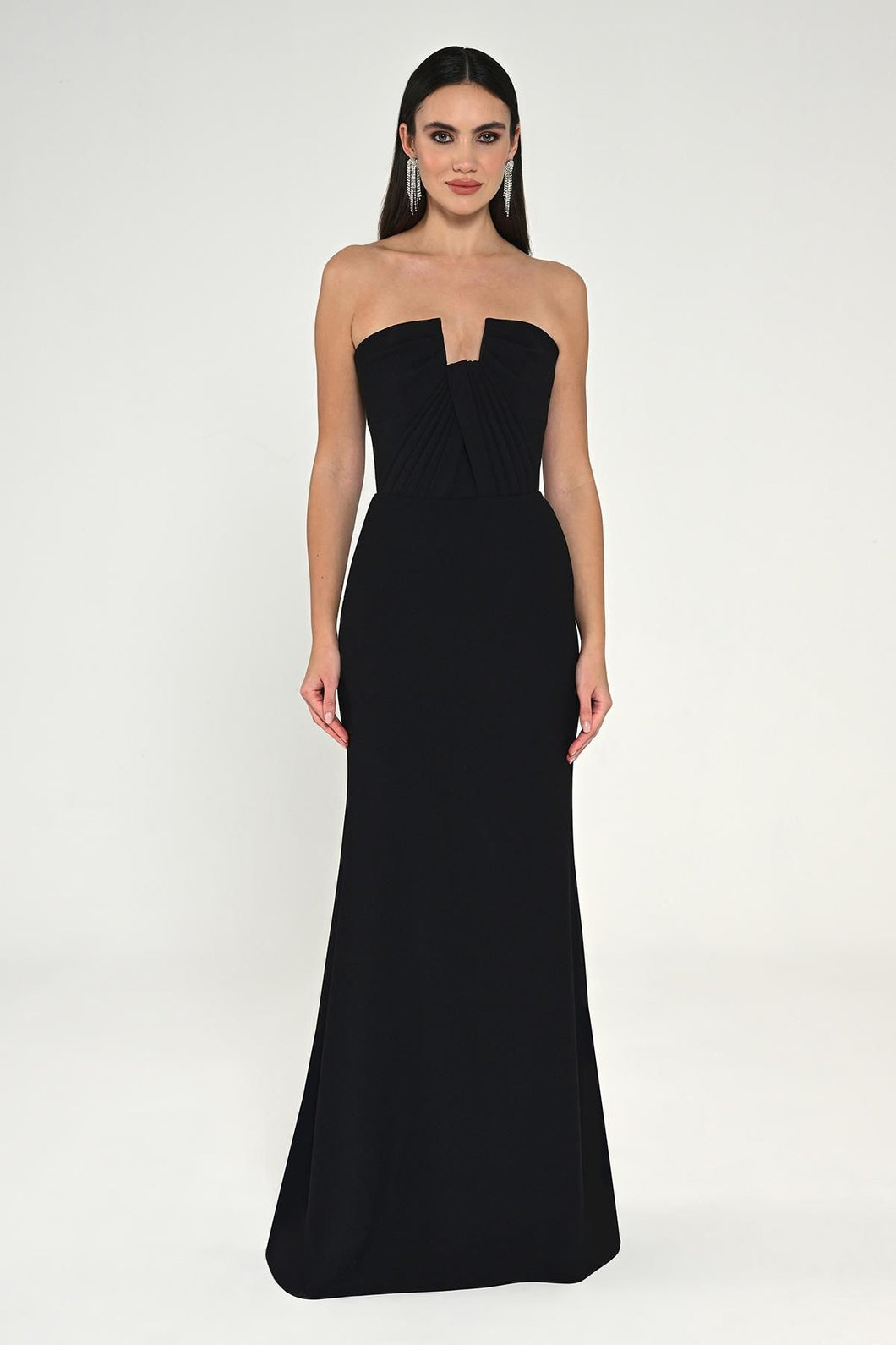 Strapless Long Evening Dress