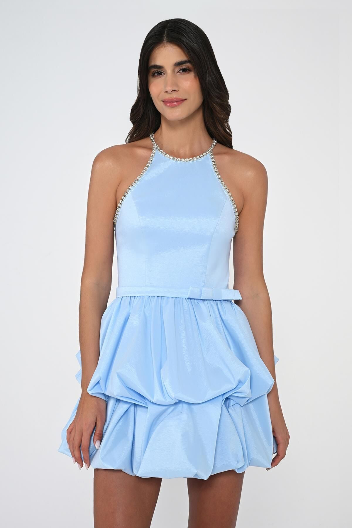 Luna Bubble Mini Dress