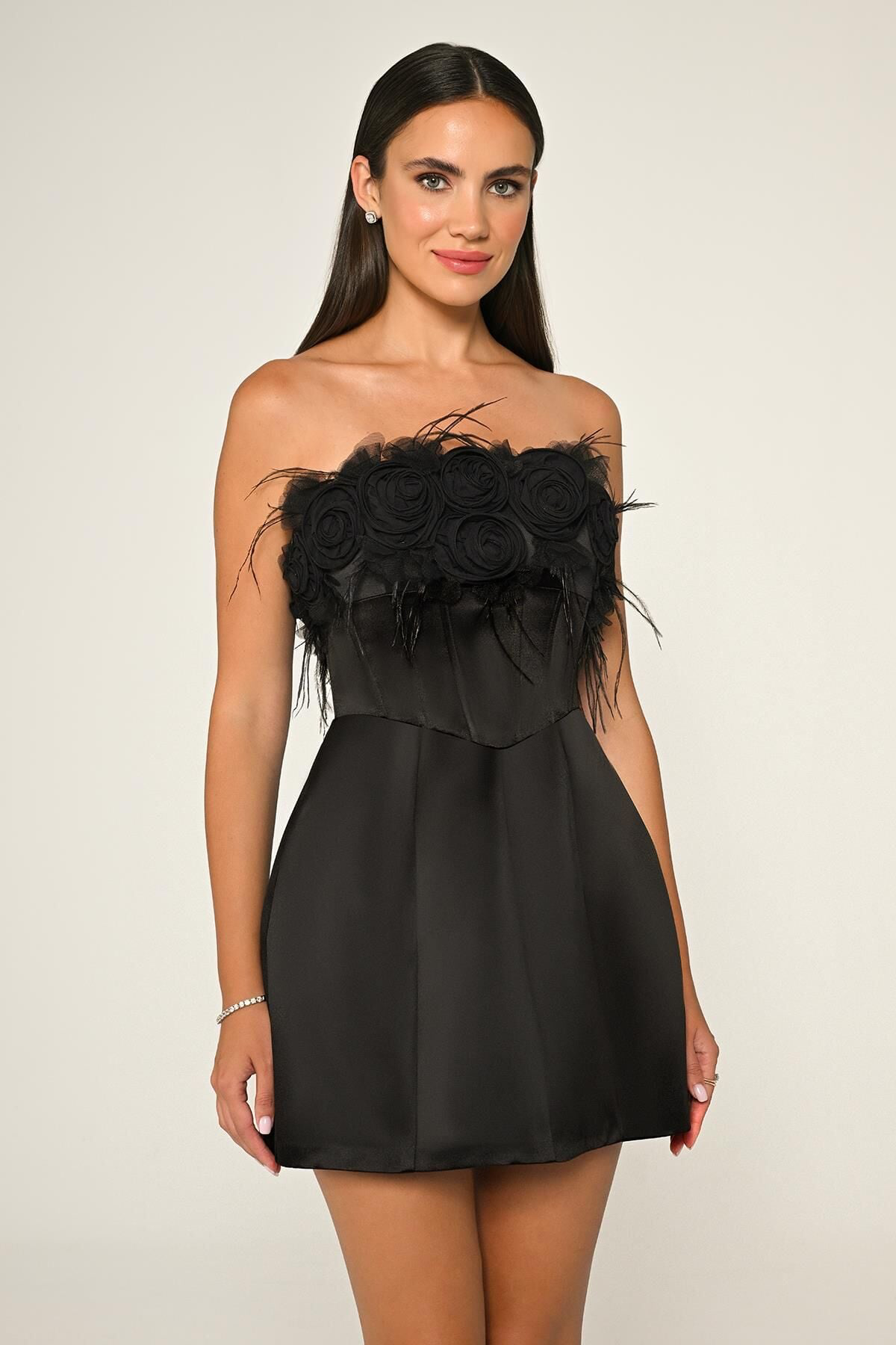 Camellia Corset Mini Dress