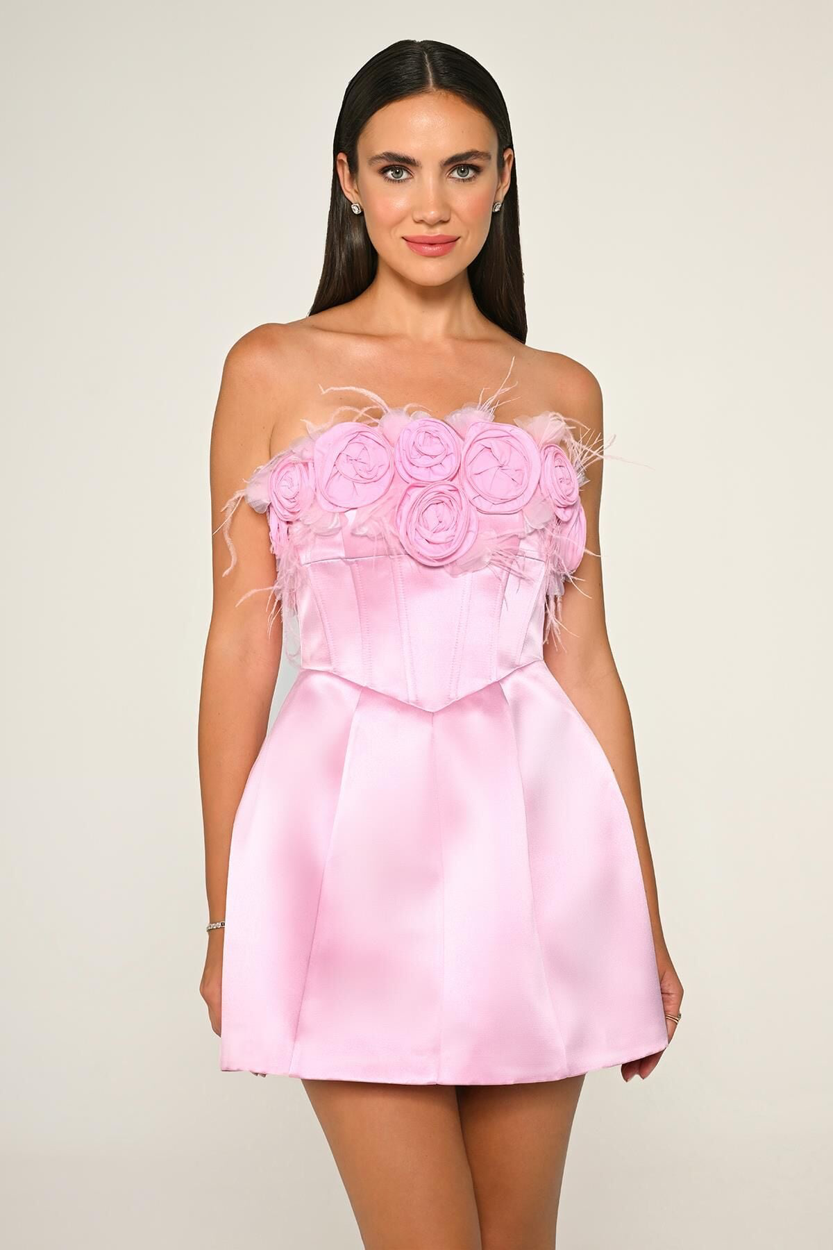Camellia Corset Mini Dress