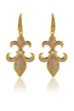 Load image into Gallery viewer, Fleur-De-Lis Earrings
