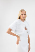 Load image into Gallery viewer, Wings Bolero in Striking White
