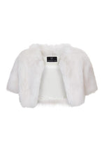 Load image into Gallery viewer, Love A Fur Bolero in Ivory
