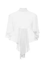 Load image into Gallery viewer, Sheer Beauty Cape in Blanc

