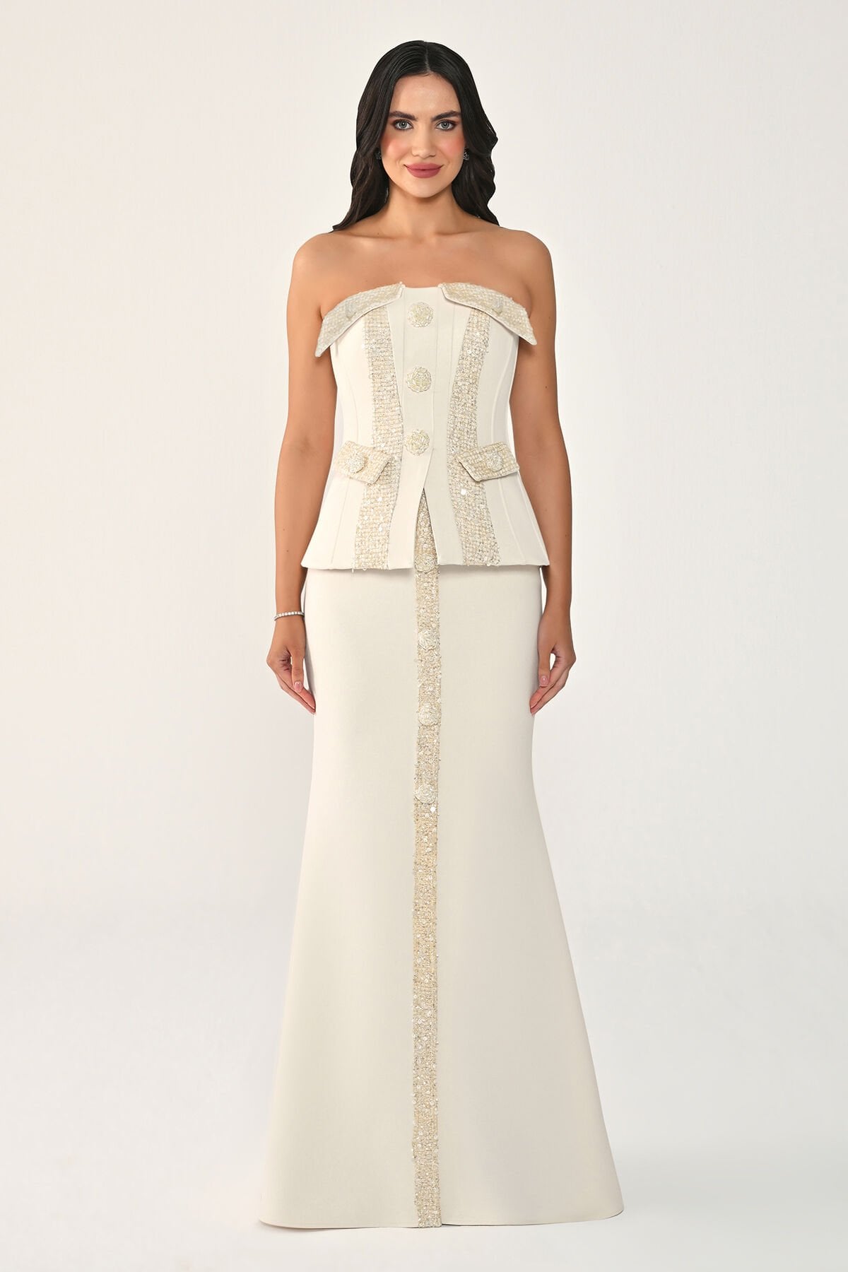 Duchess Tweed Gown