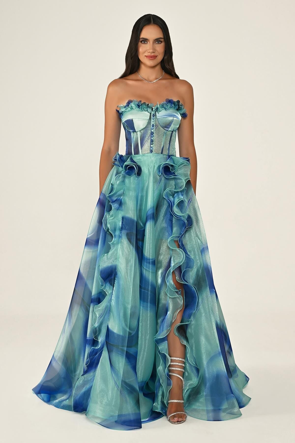 Ruffle Gown