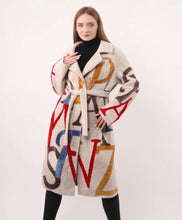 Load image into Gallery viewer, Off-White Multicolor Fur Coat
