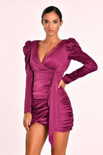 Load image into Gallery viewer, V-Neck Long Sleeve Short Party Dress
