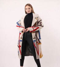 Load image into Gallery viewer, Off-White Multicolor Fur Coat
