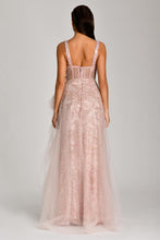 Load image into Gallery viewer, Strape Sequined Tulle Gown With Otrish and Corset Evening Dress
