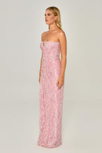Load image into Gallery viewer, Strapless Beaded Deep Breastline Sequin Evening Gown
